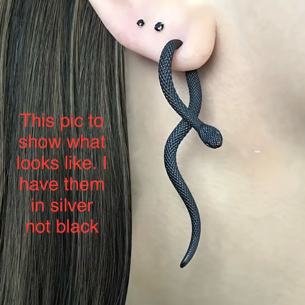 NEW! Snake-Shaped Earrings